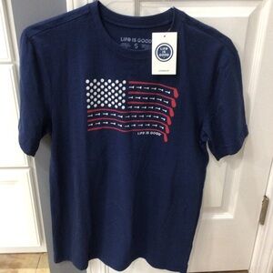 Guy’s Life is Good Tee Golf Theme NWT Size S